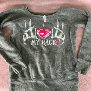 Pink rack project light sweatshirt